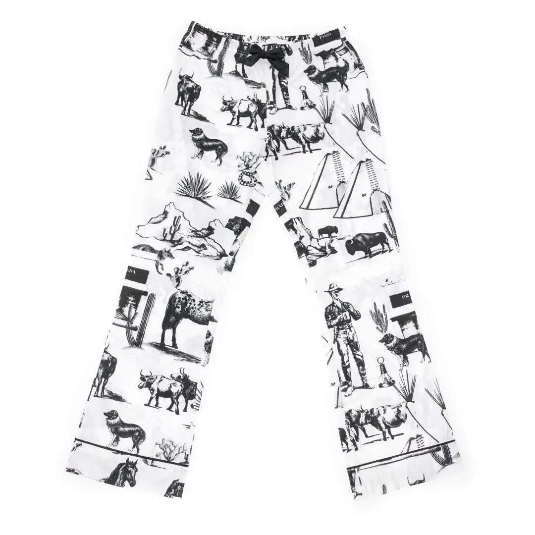 Marfa Toile Pajama Set - Black