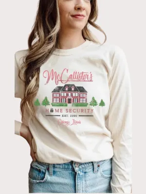 McCallisters Home Security Movie Long Sleeve Tee