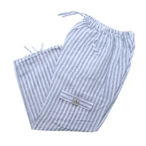 (Medium) White with Black Stripies 0104