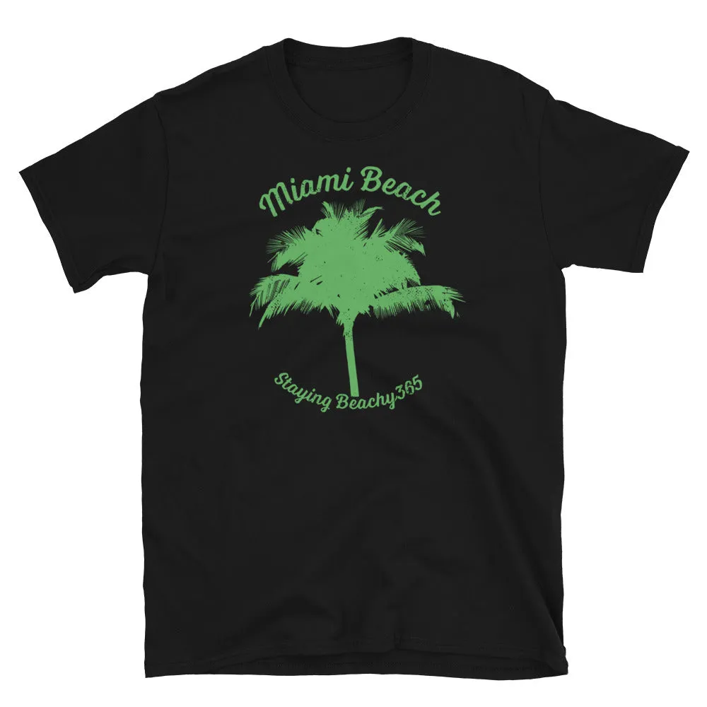 Miami Beach Vintage Palm Tree Tee