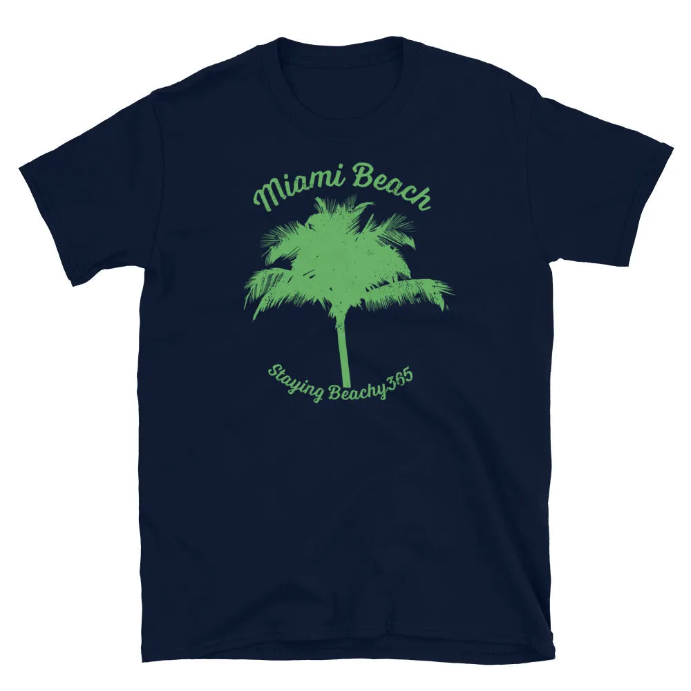 Miami Beach Vintage Palm Tree Tee
