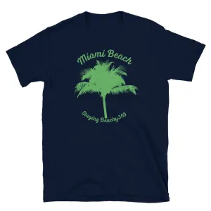 Miami Beach Vintage Palm Tree Tee