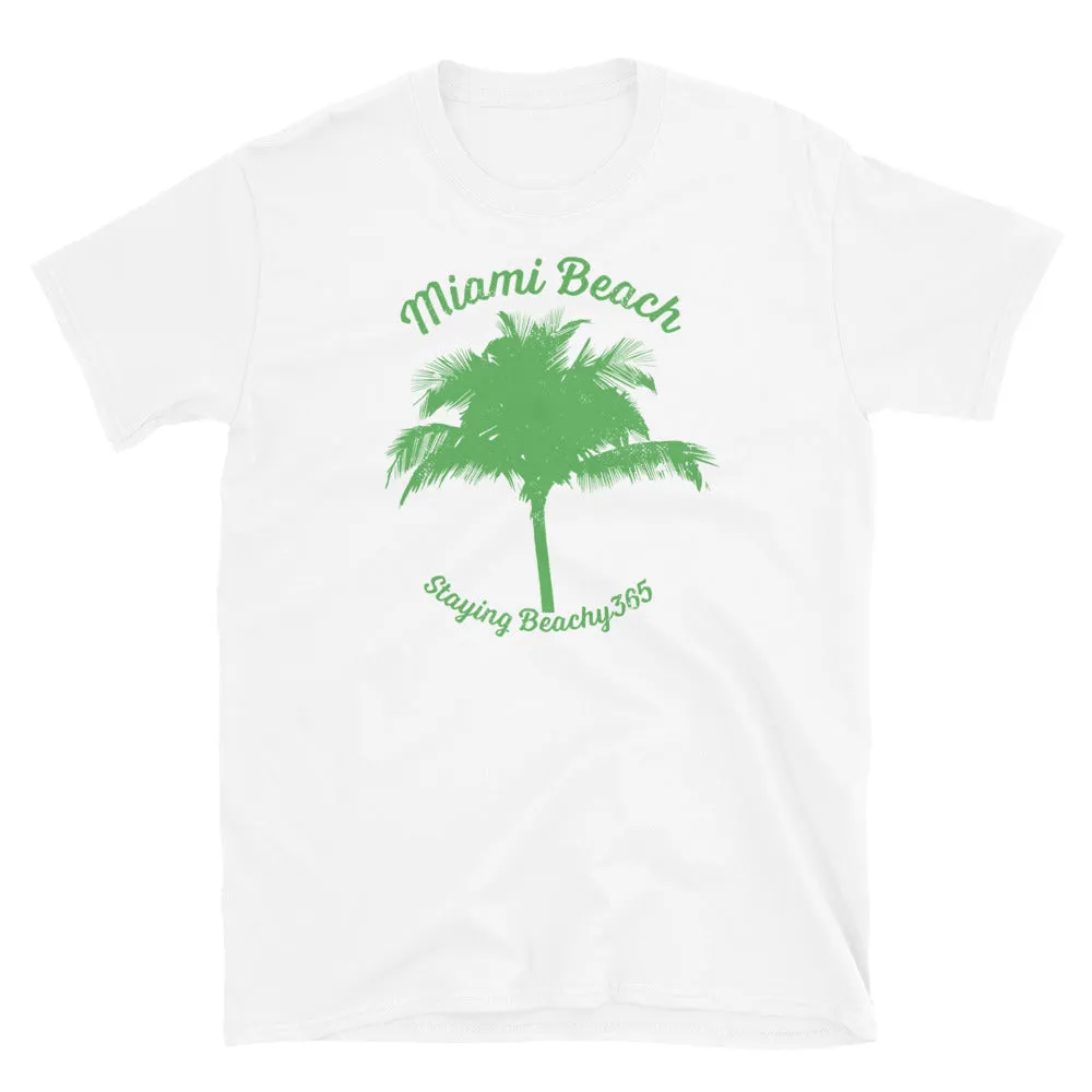 Miami Beach Vintage Palm Tree Tee