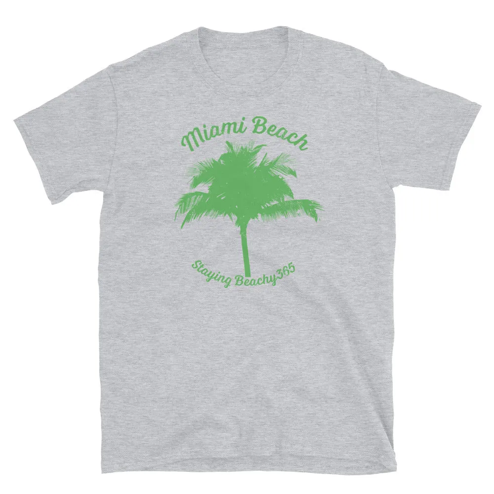 Miami Beach Vintage Palm Tree Tee