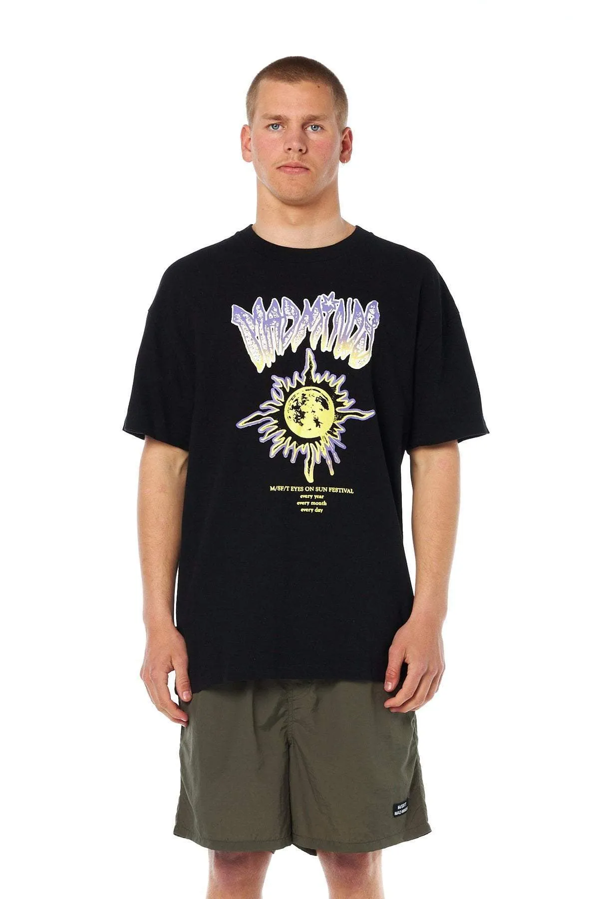 MISFIT SUN STARER 50/50 AAA TEE - PITCH BLACK