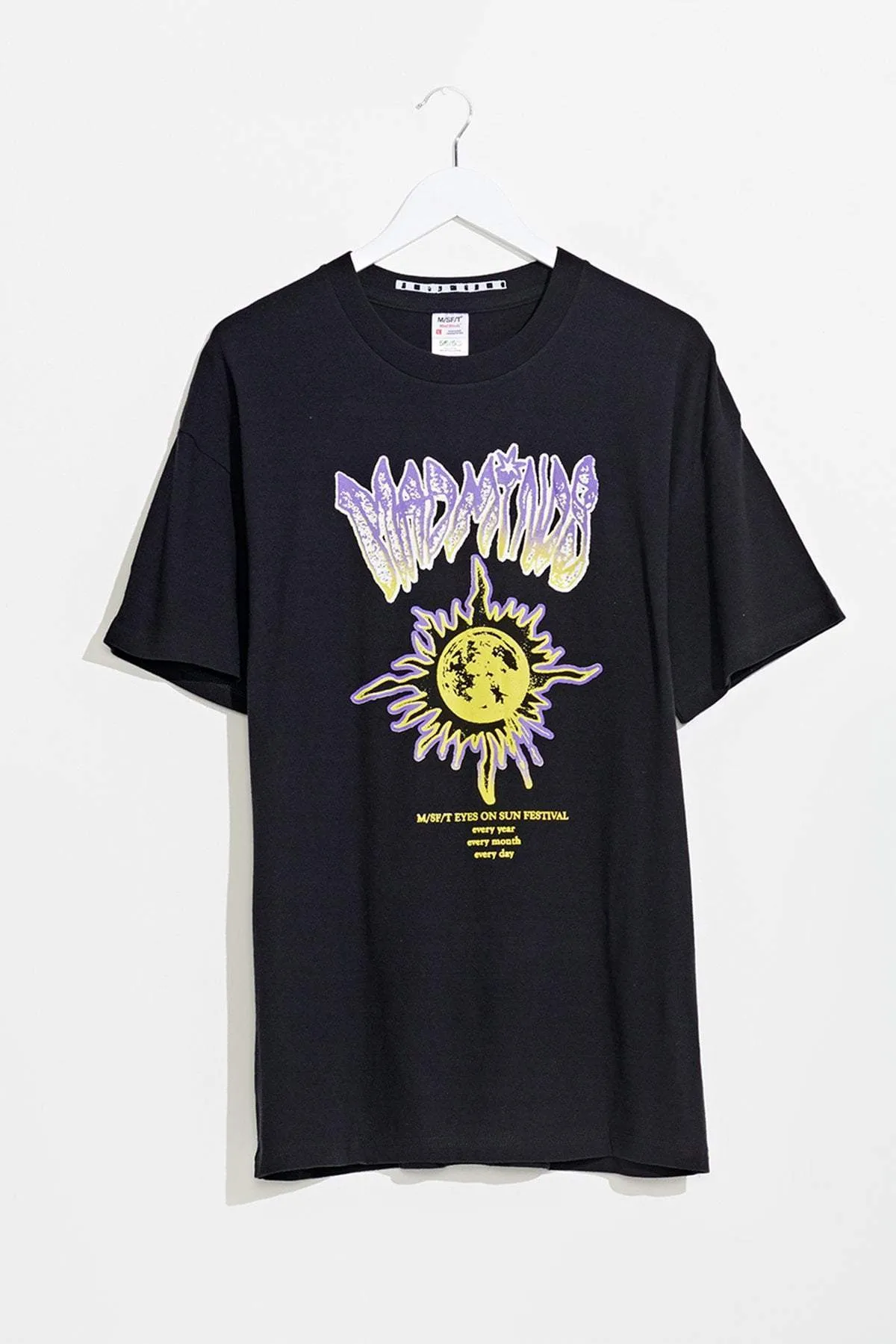 MISFIT SUN STARER 50/50 AAA TEE - PITCH BLACK
