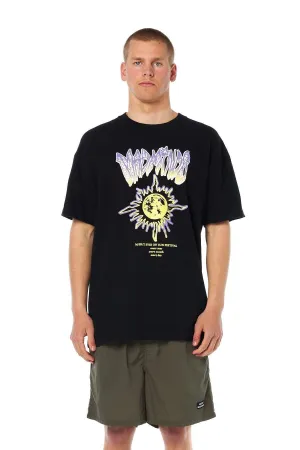 MISFIT SUN STARER 50/50 AAA TEE - PITCH BLACK