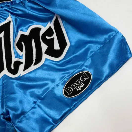 MT02LB Muay Thai Shorts LIGHT BLUE CLASSIC