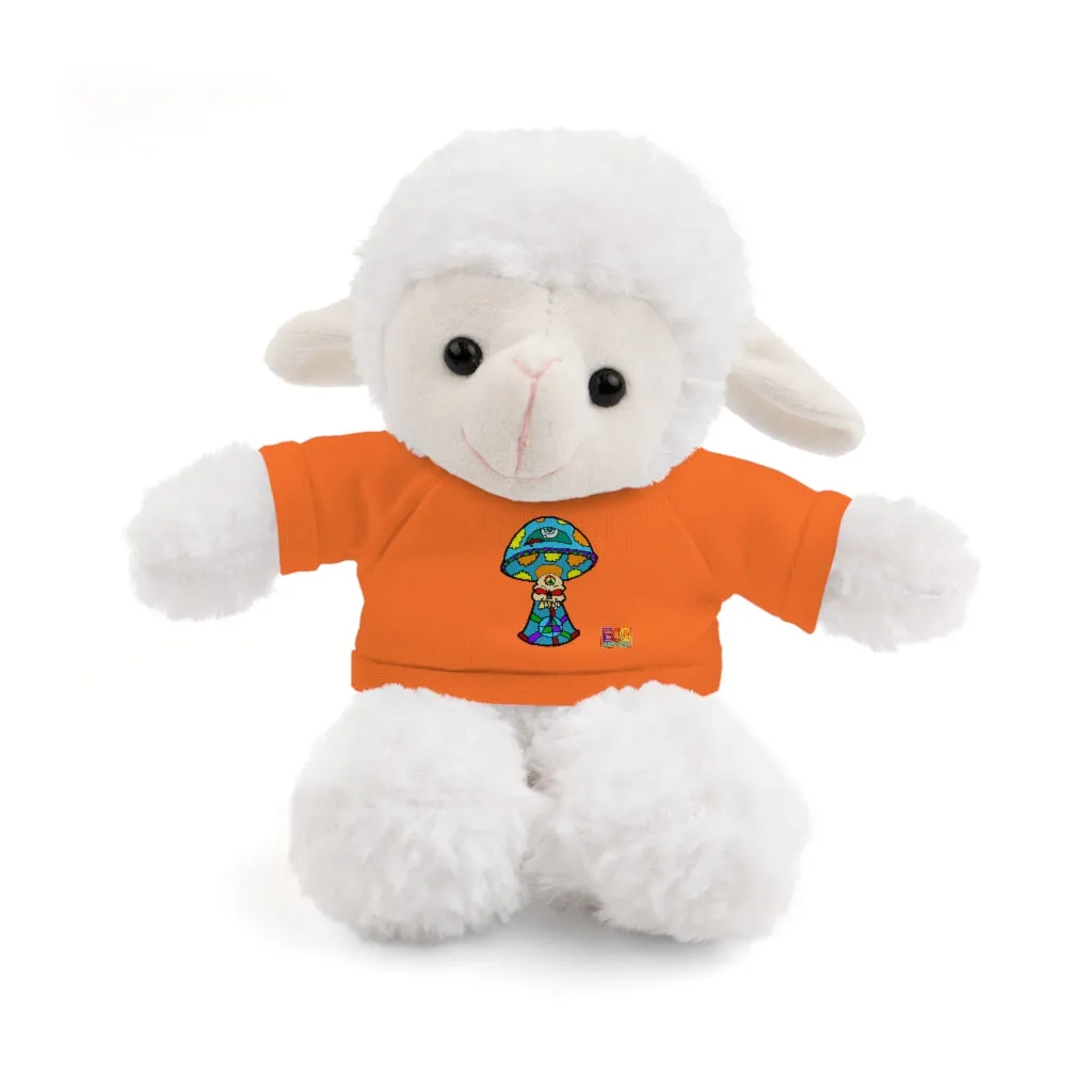 Multicolored Skull Shroom Stuffed Animals with Tee