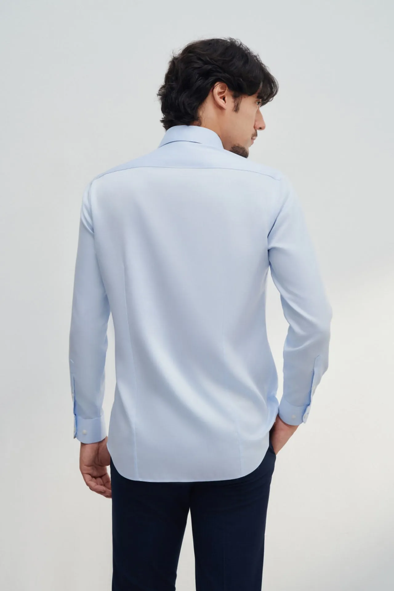 Non-Iron Fine Cotton Smart Fit Twill Shirt