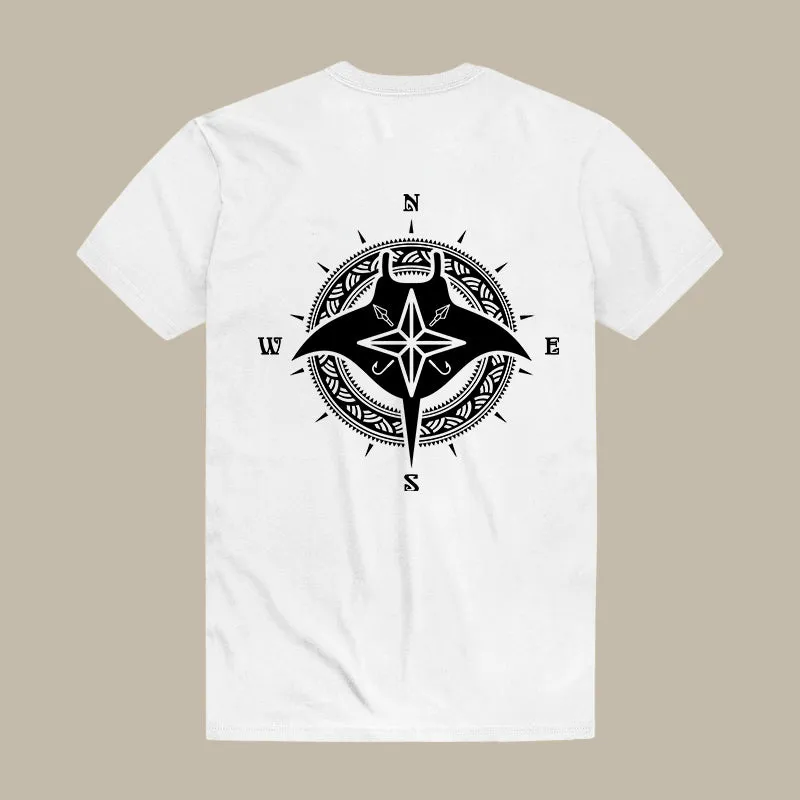 Ocean Compass Printed Men's T-shirt