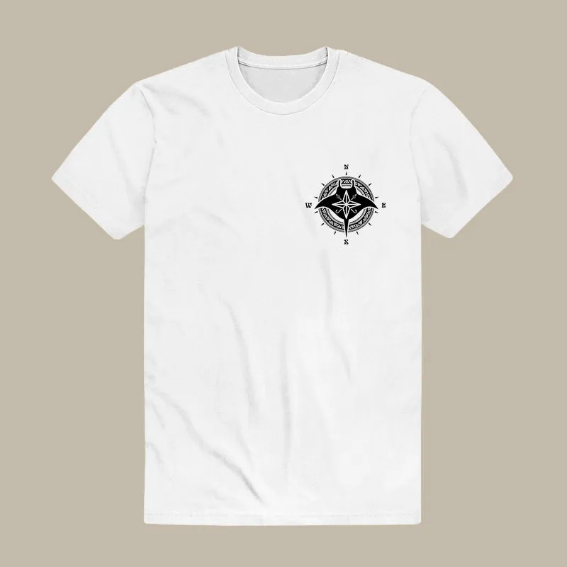Ocean Compass Printed Men's T-shirt