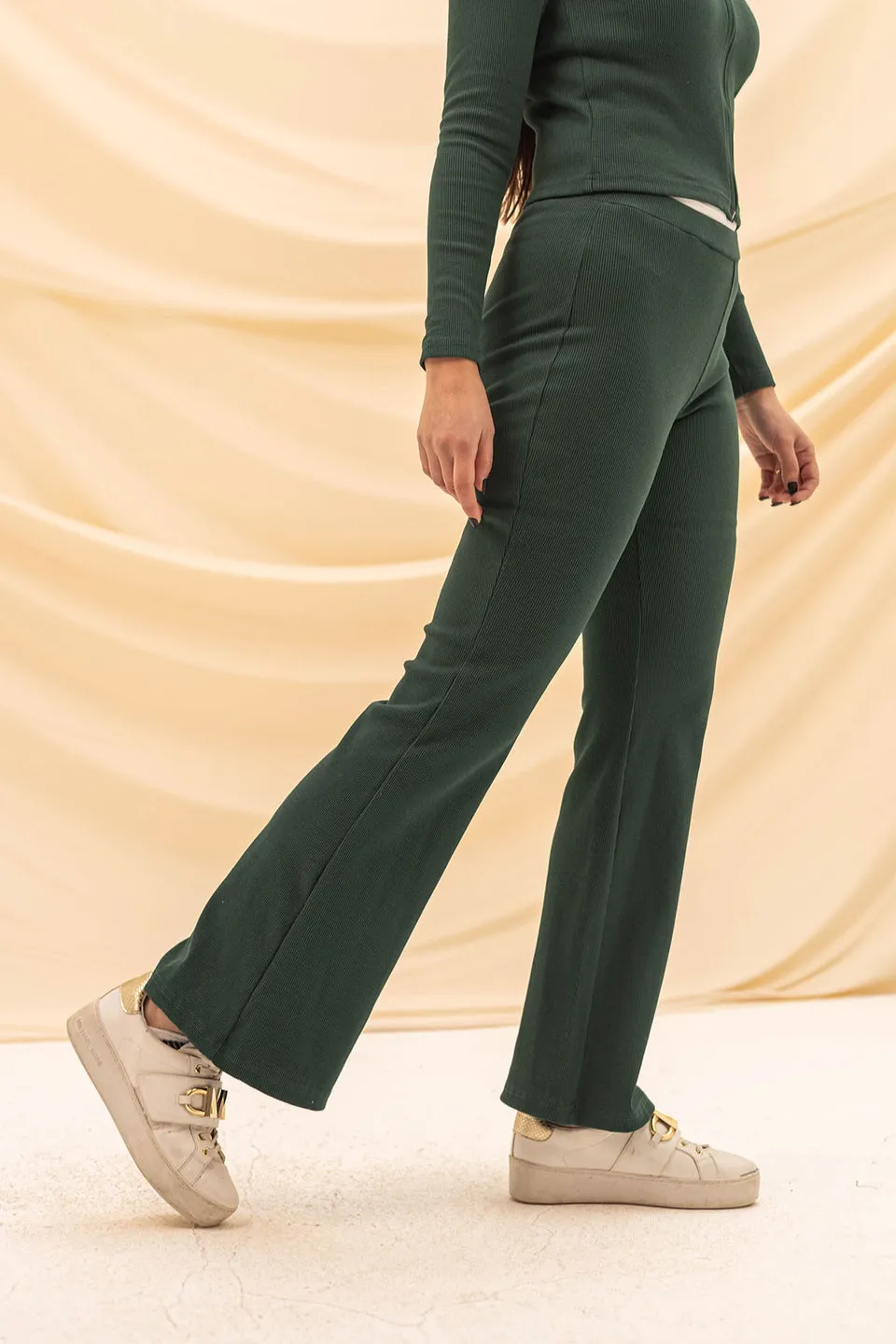 Olive Knitted Pants