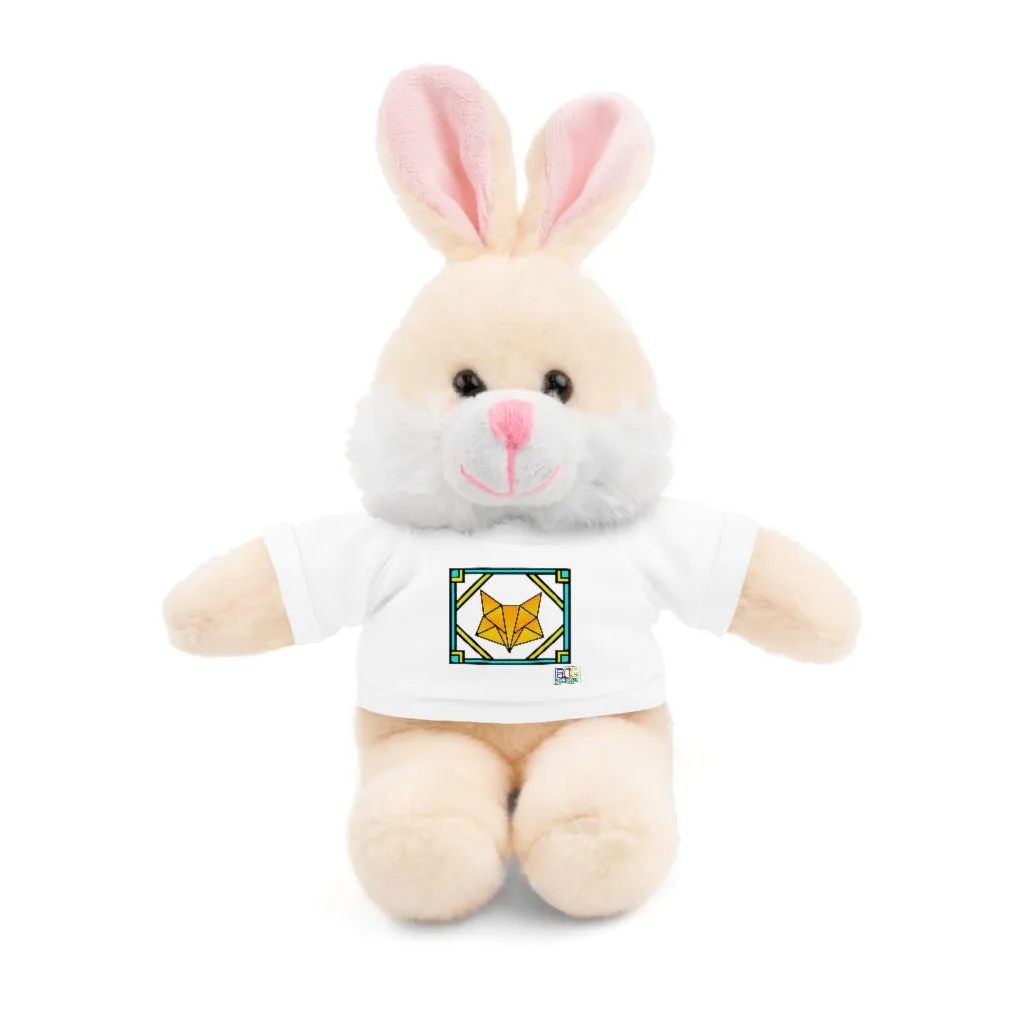 Orange Box Fox Stuffed Animals with Tee
