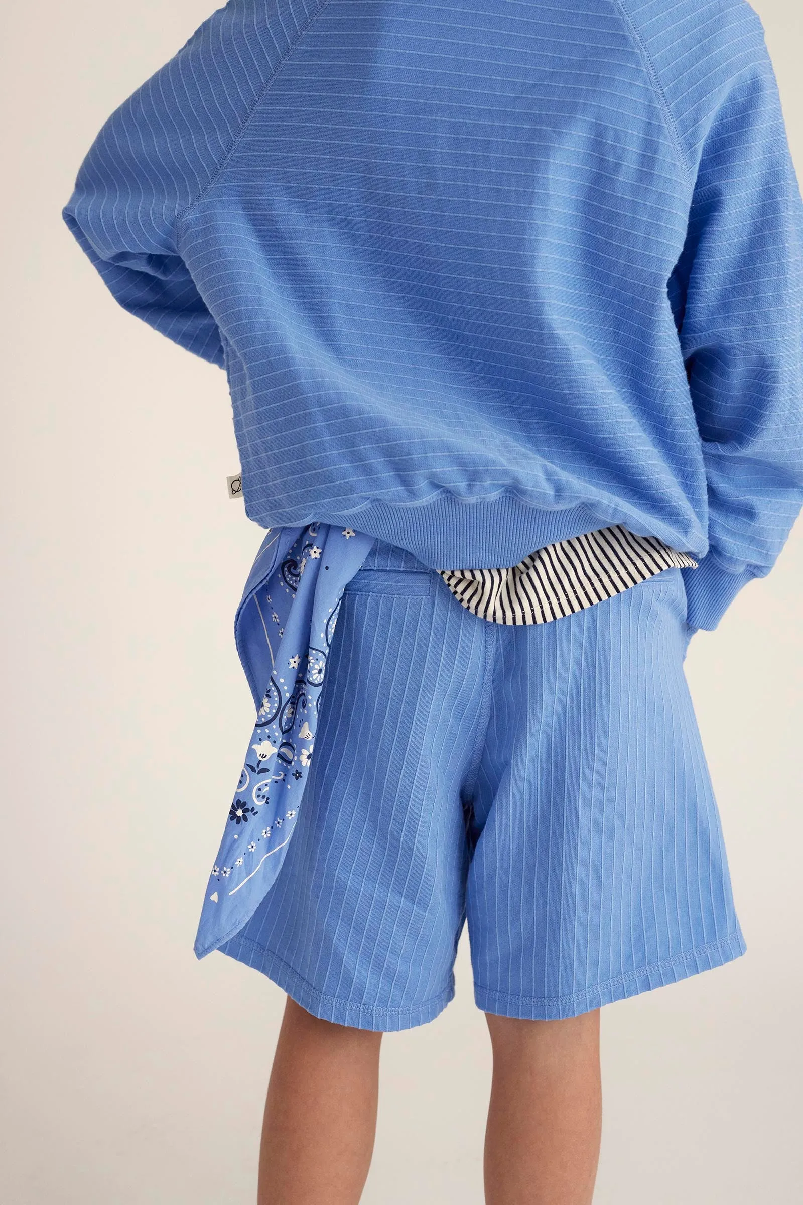 ORGANIC JACQUARD BERMUDA SHORTS - MARCO