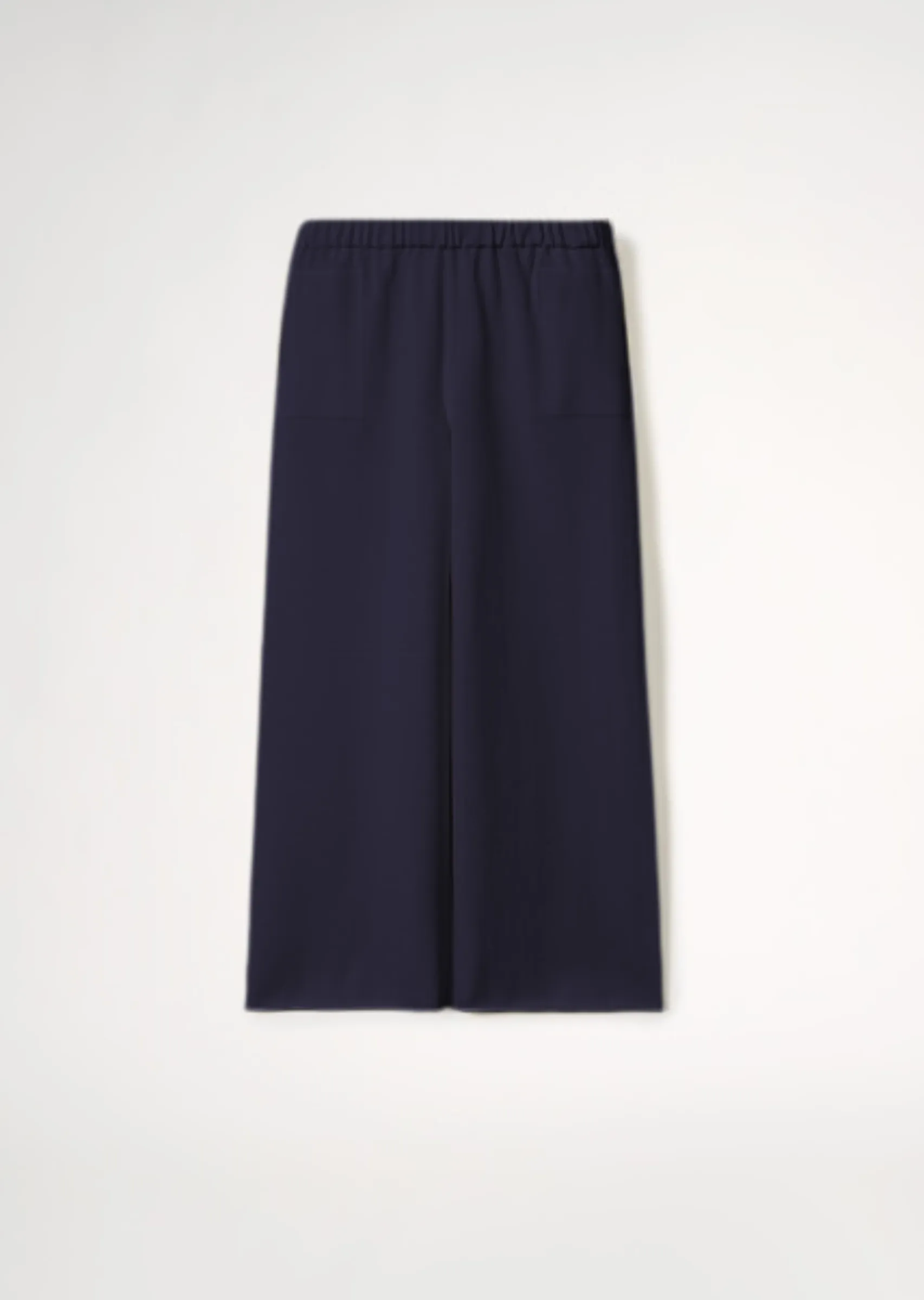 Pantalone Palazzo Trousers in Black | Lamberto Losani