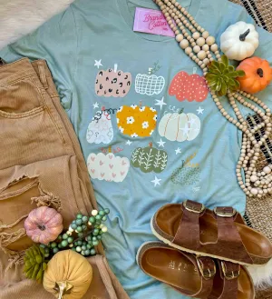 Pattern Pumpkins Tee