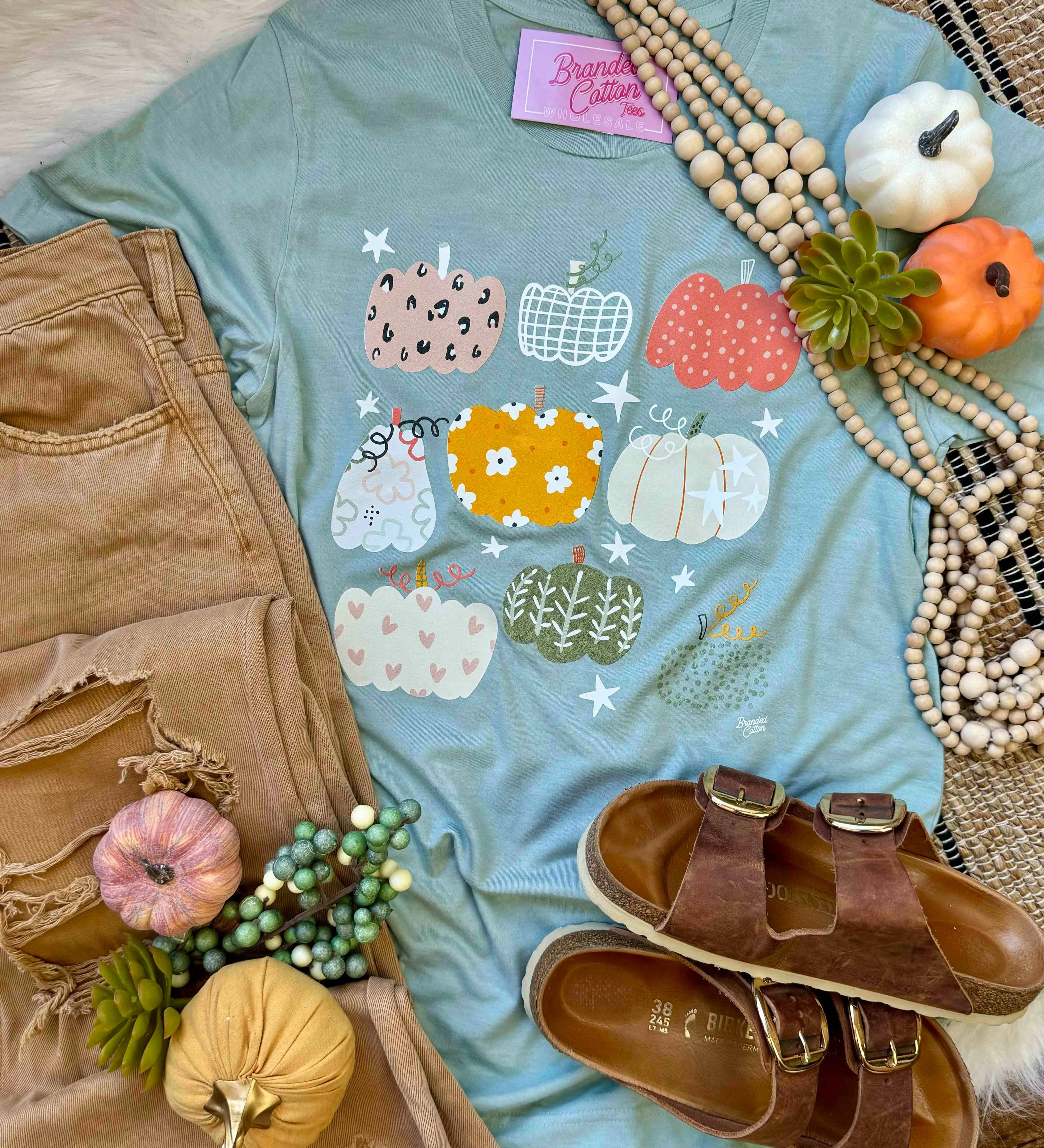 Pattern Pumpkins Tee