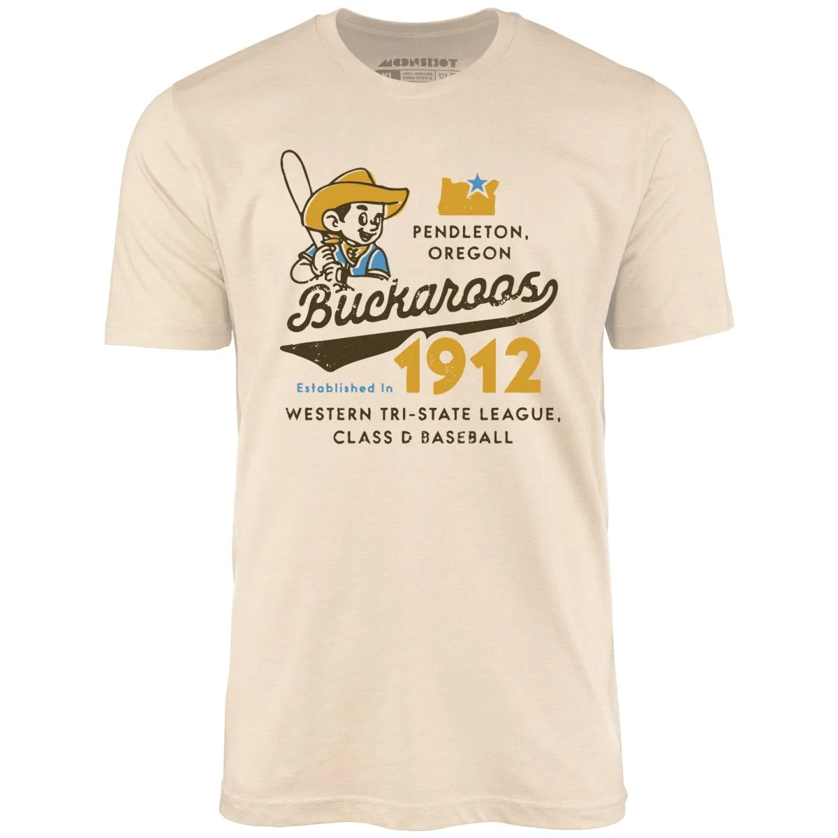 Pendleton Buckaroos - Oregon - Vintage Defunct Baseball Teams - Unisex T-Shirt