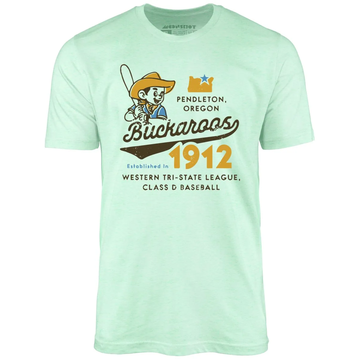 Pendleton Buckaroos - Oregon - Vintage Defunct Baseball Teams - Unisex T-Shirt