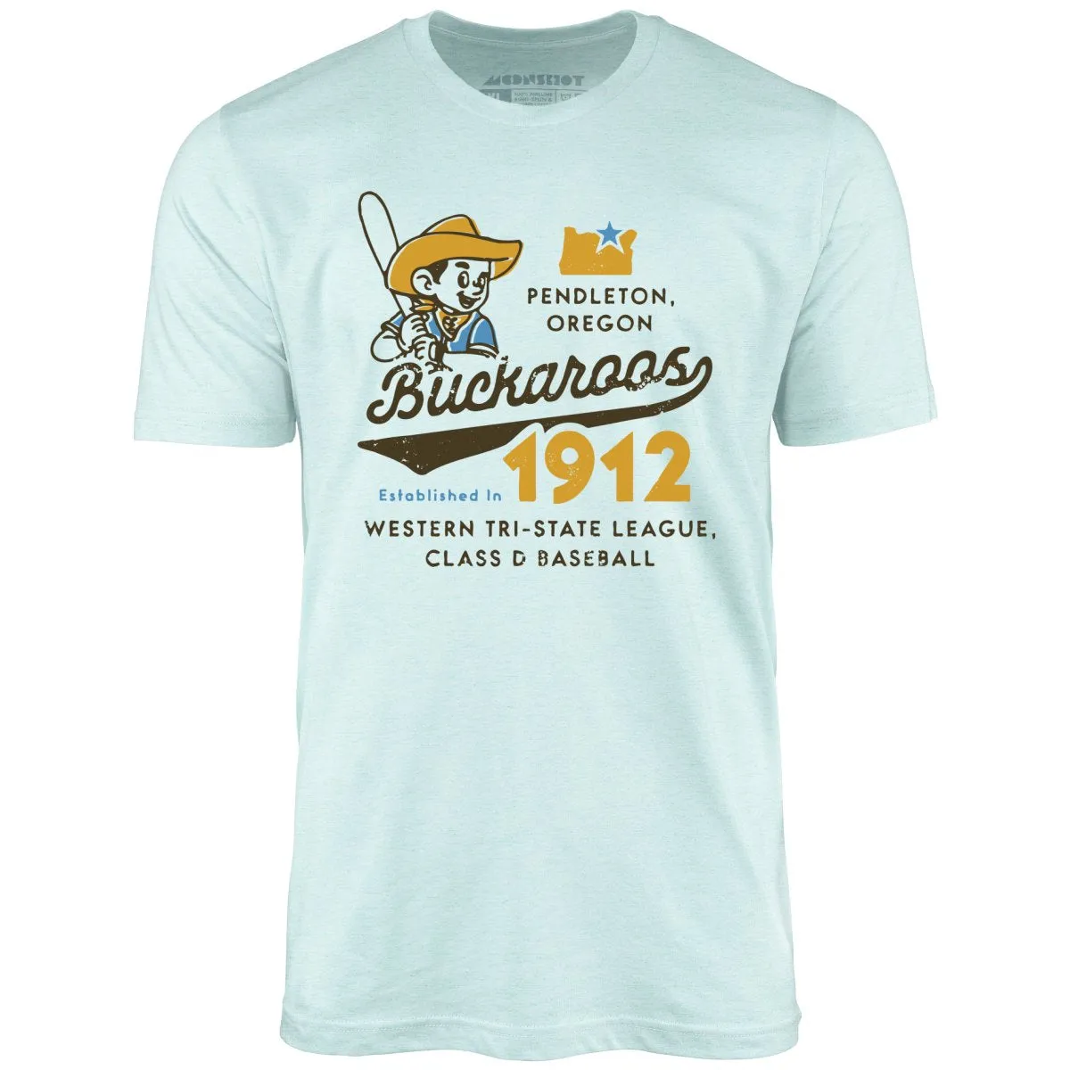 Pendleton Buckaroos - Oregon - Vintage Defunct Baseball Teams - Unisex T-Shirt