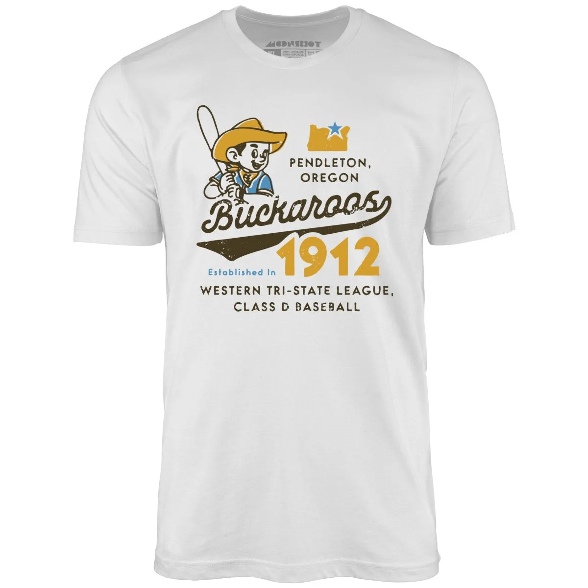 Pendleton Buckaroos - Oregon - Vintage Defunct Baseball Teams - Unisex T-Shirt
