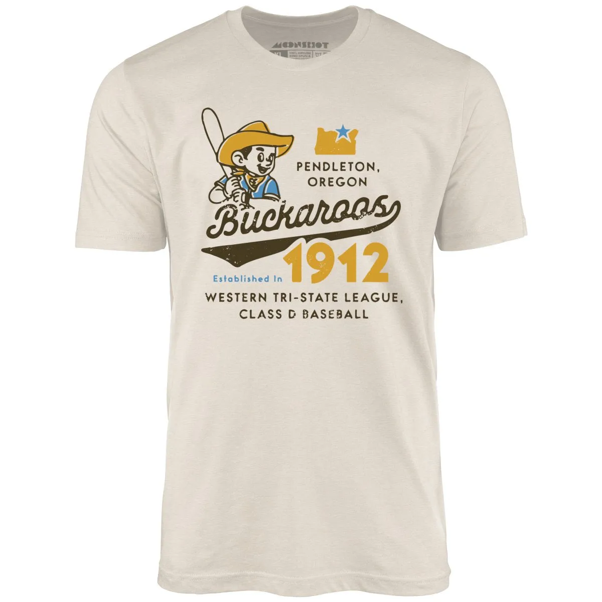 Pendleton Buckaroos - Oregon - Vintage Defunct Baseball Teams - Unisex T-Shirt