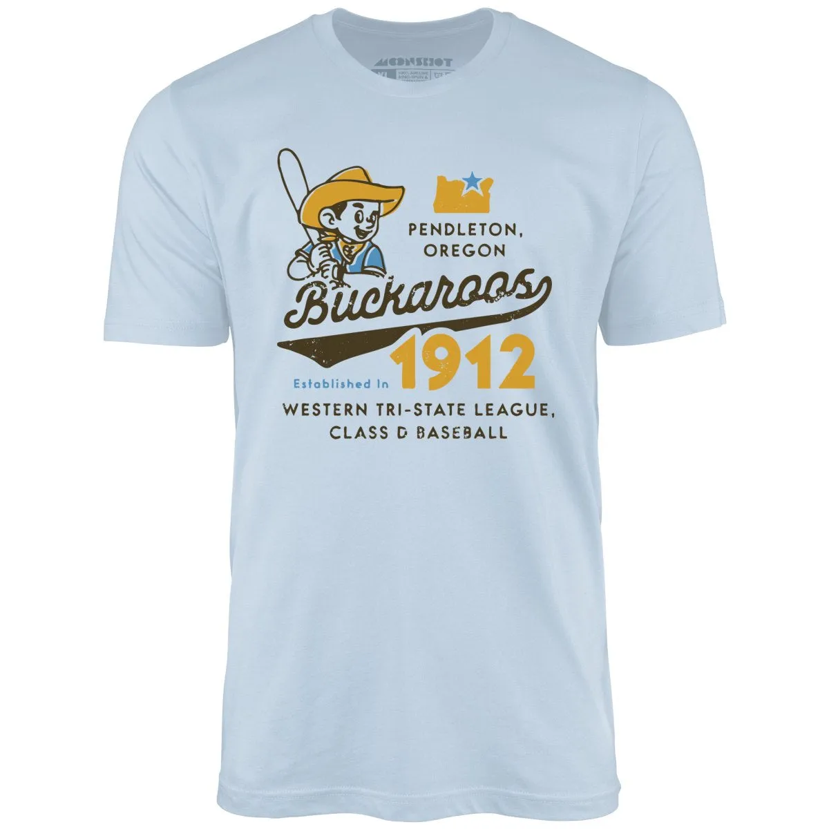 Pendleton Buckaroos - Oregon - Vintage Defunct Baseball Teams - Unisex T-Shirt