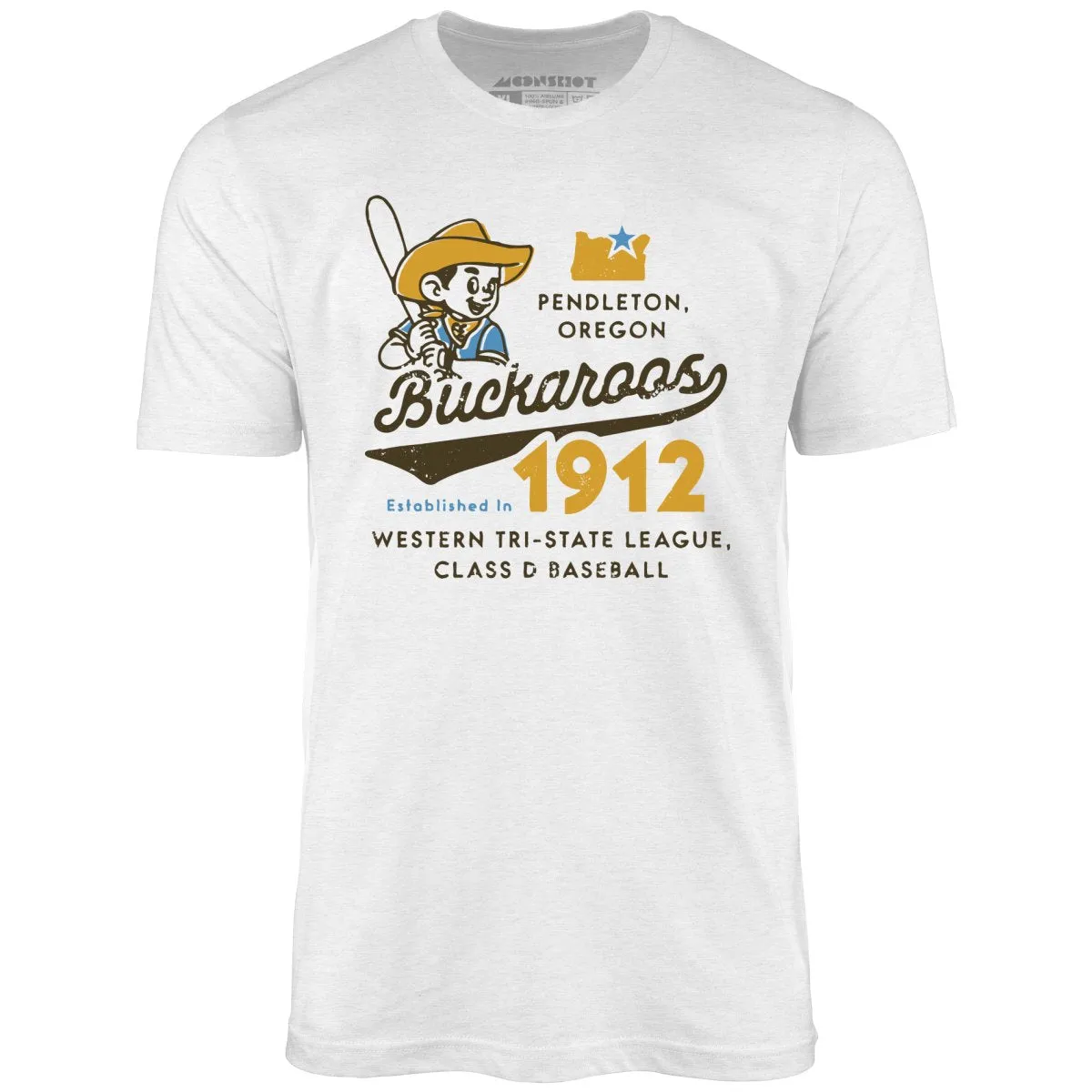 Pendleton Buckaroos - Oregon - Vintage Defunct Baseball Teams - Unisex T-Shirt