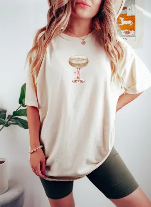 Pour The Champagne Tee • Off White