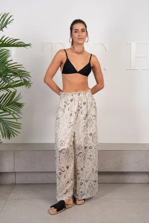 Printed Chiffon Pants - Zola
