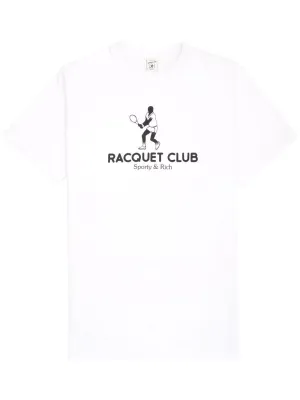 Racquet Club motif-print T-Shirt