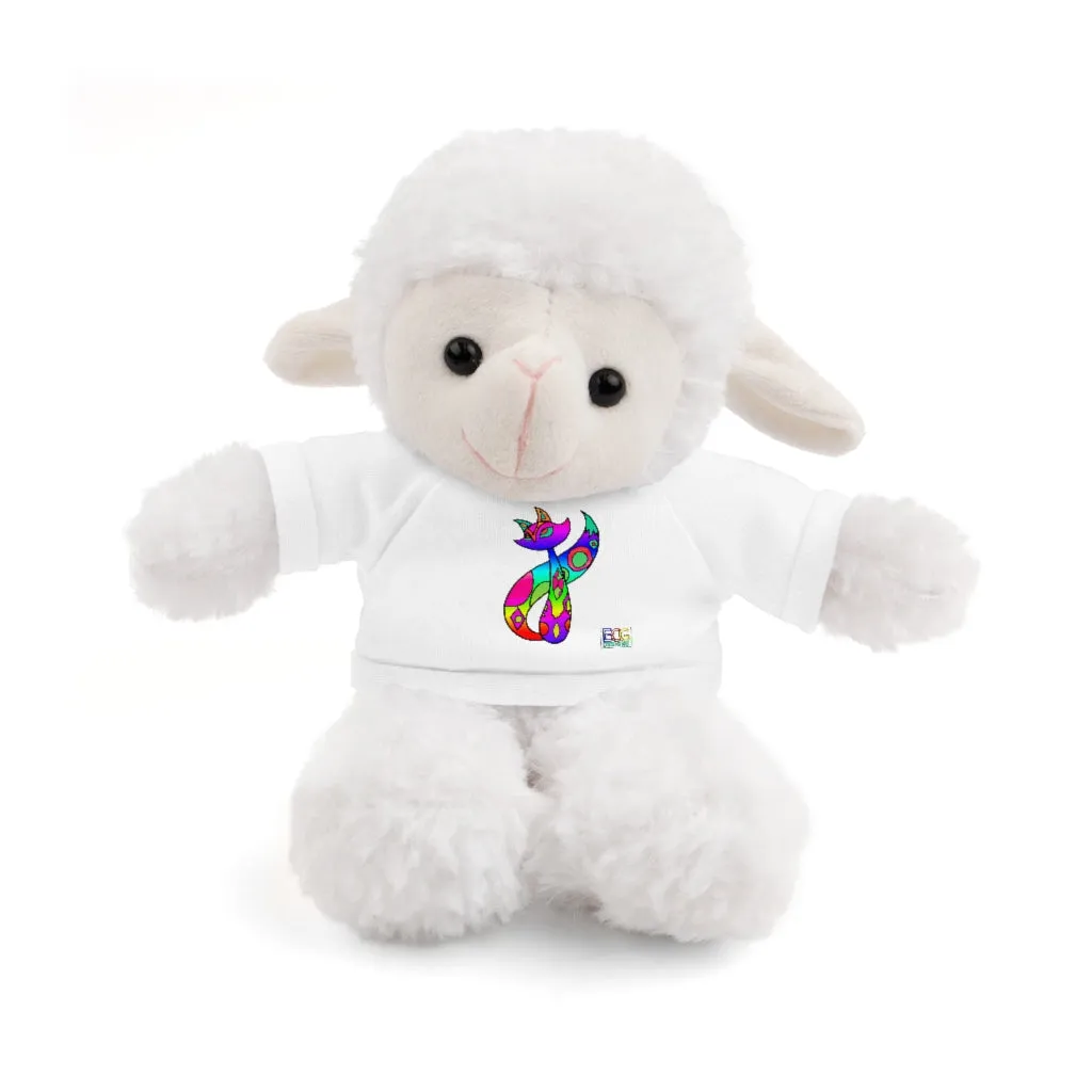 Rainbow Cat Stuffed Animals with Tee