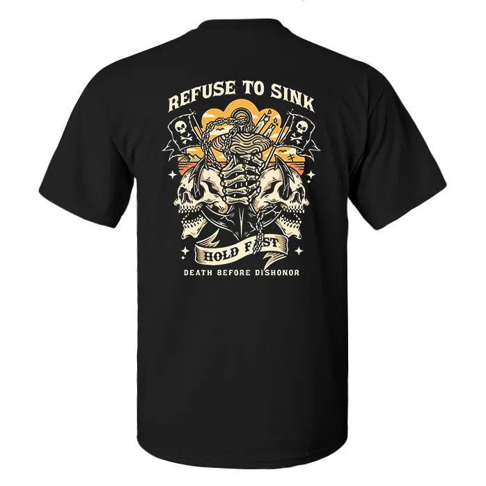Refuse To Sink Printed Men's T-shirt