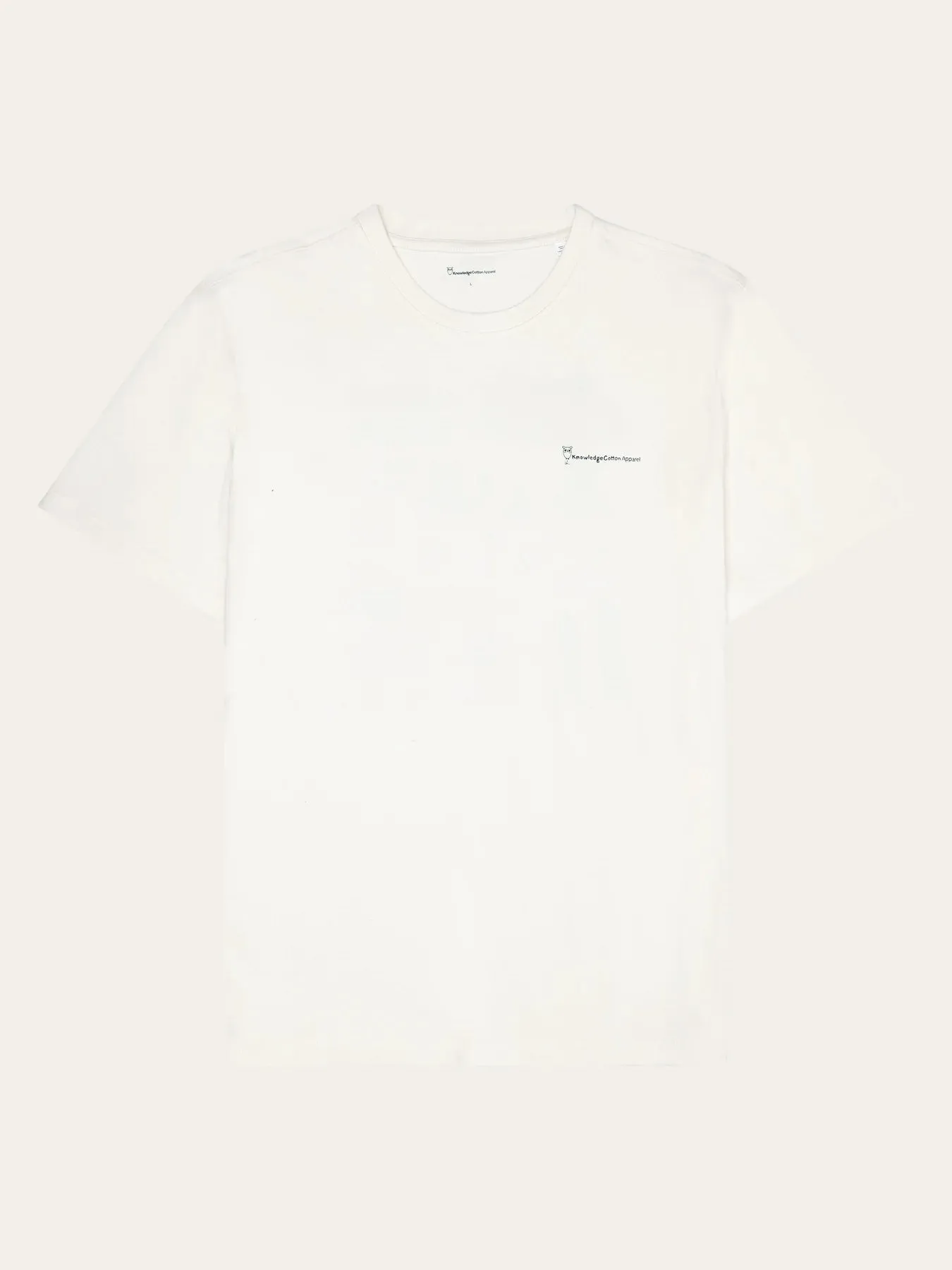 Regular Fit Owl Trip Print T-shirt (white) - Knowledge Cotton Apparel