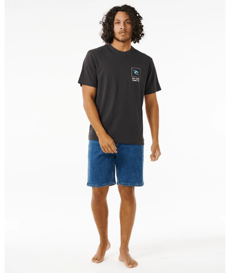 Rip Curl Dawny Tee-Washed Black