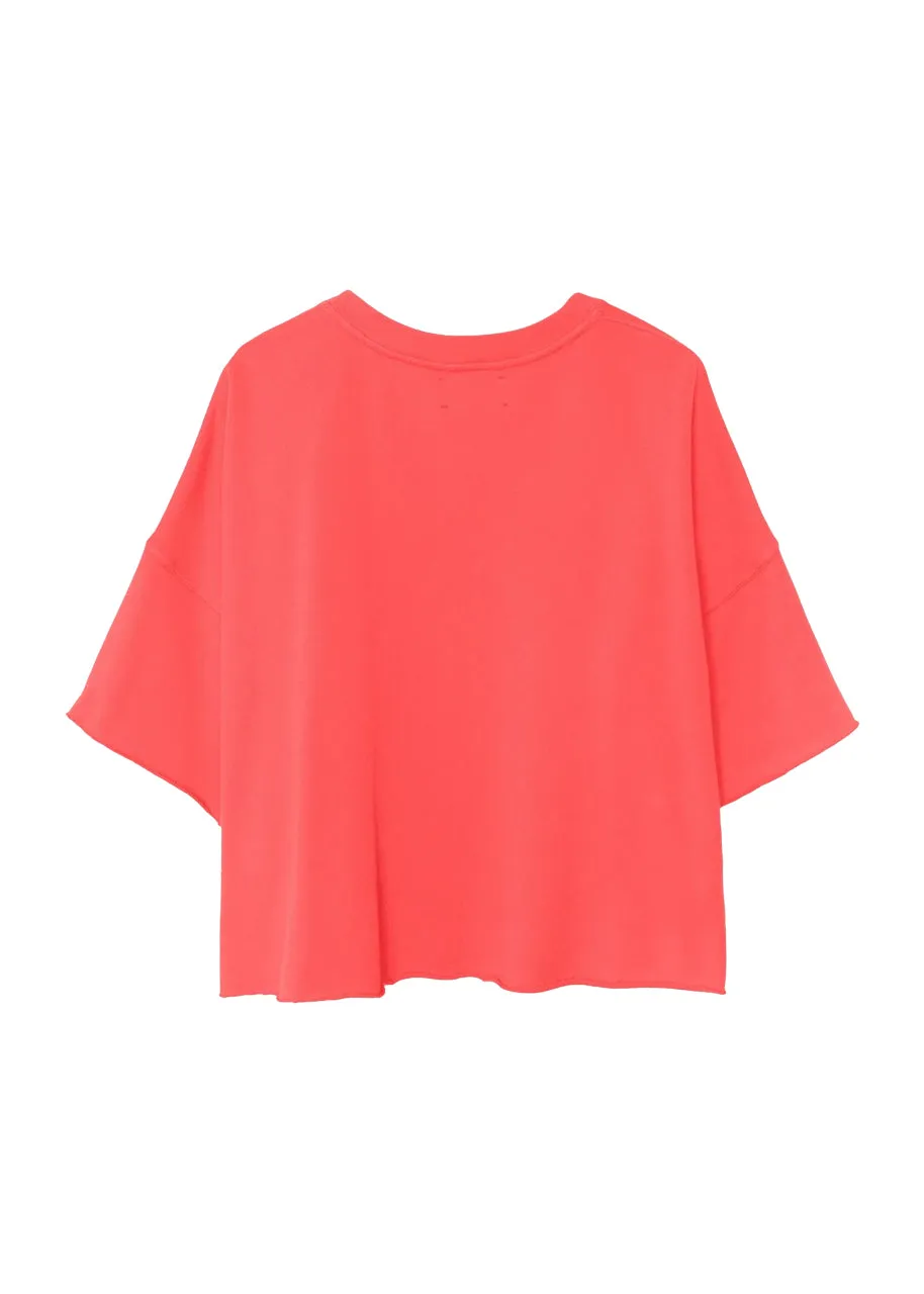 Romeo sweatshirt in jetty red