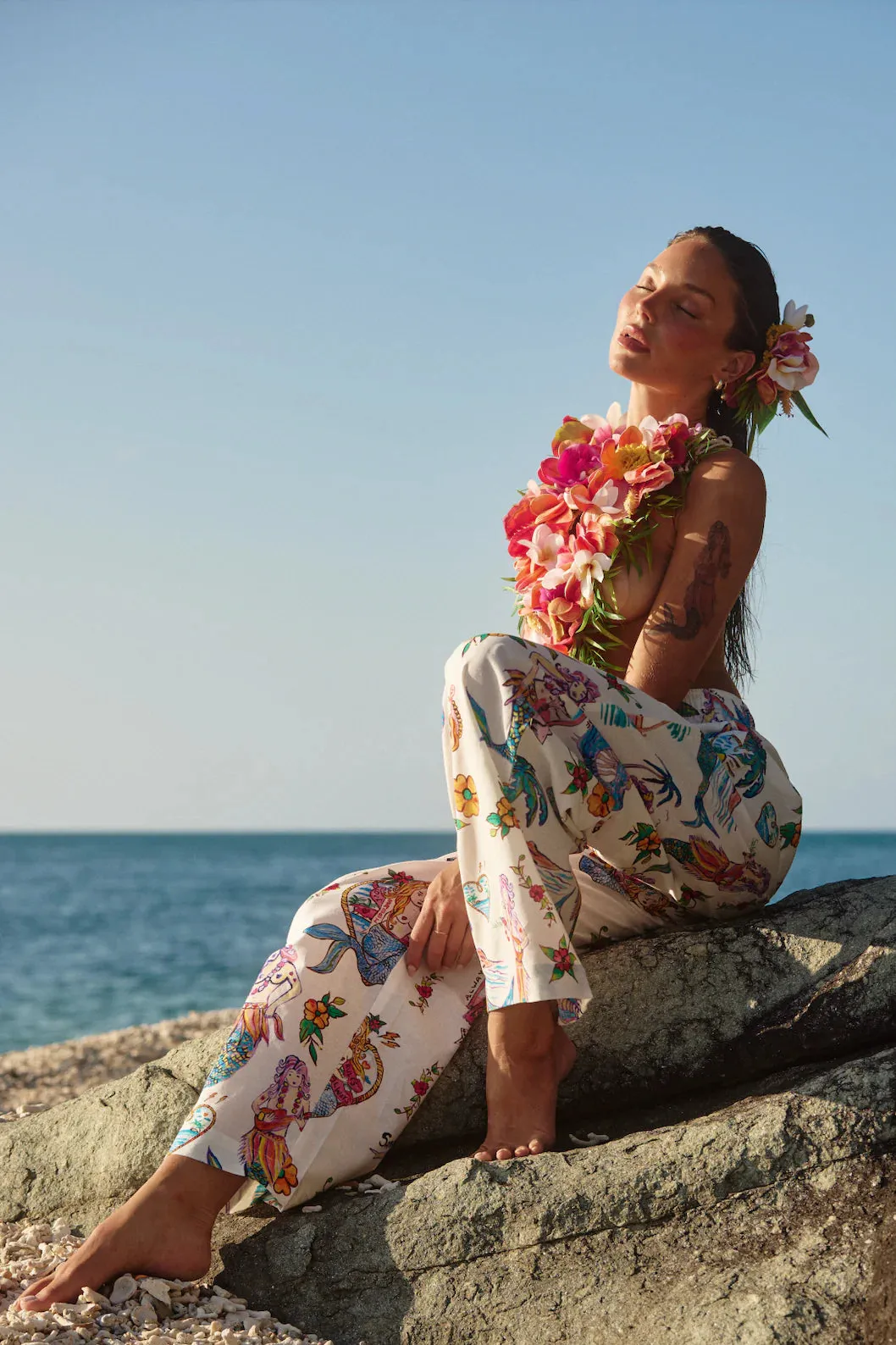 Sabbi The El Jimbaran Pant You’re Beautiful - white