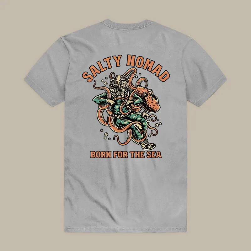 Salty Nomad Born For The Sea Printed Men's T-shirt