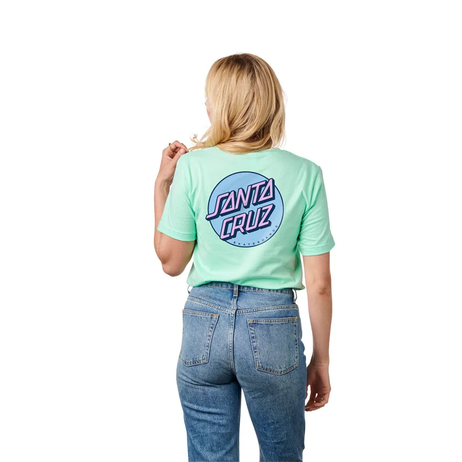 Santa Cruz Other Dot Fitted T-Shirt Mint