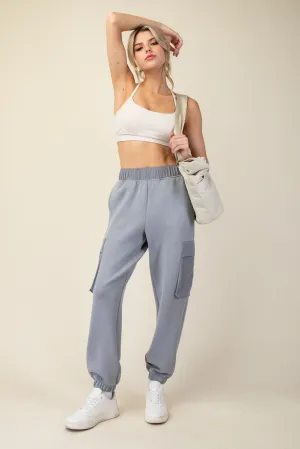 Scuba Jogger Pants With Cargo Pockets - Full