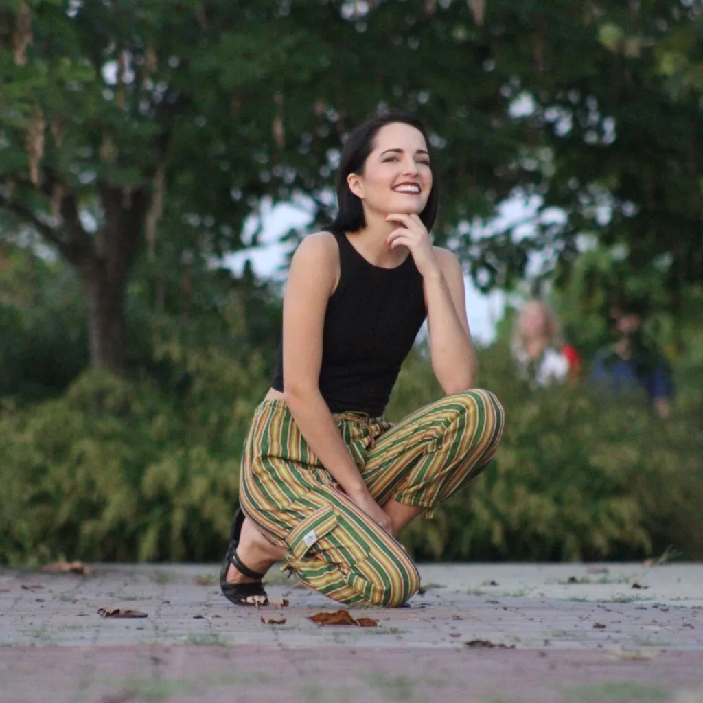 (Small) Orangey Brown Lounge Pants 0009