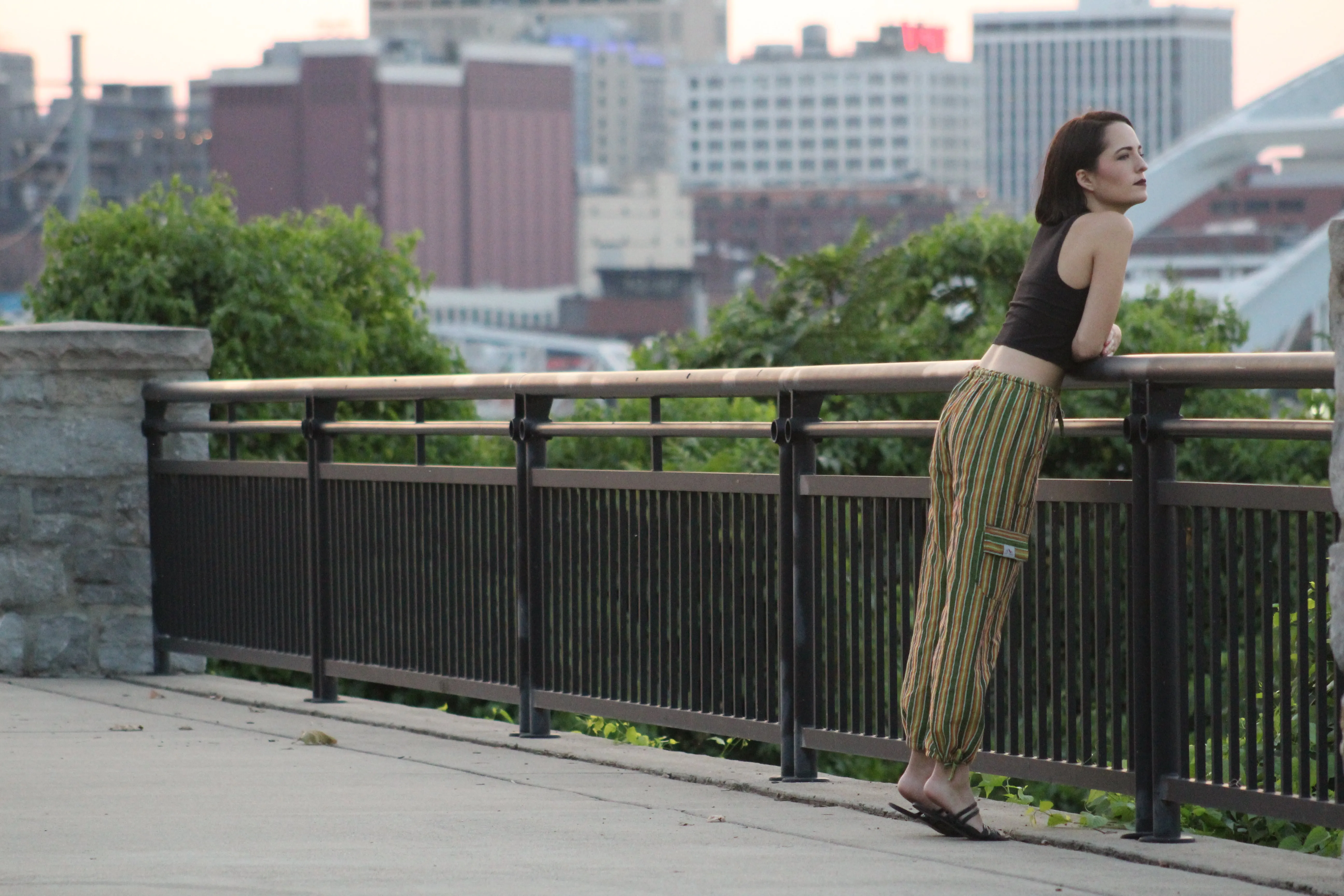 (Small) Orangey Brown Lounge Pants 0009