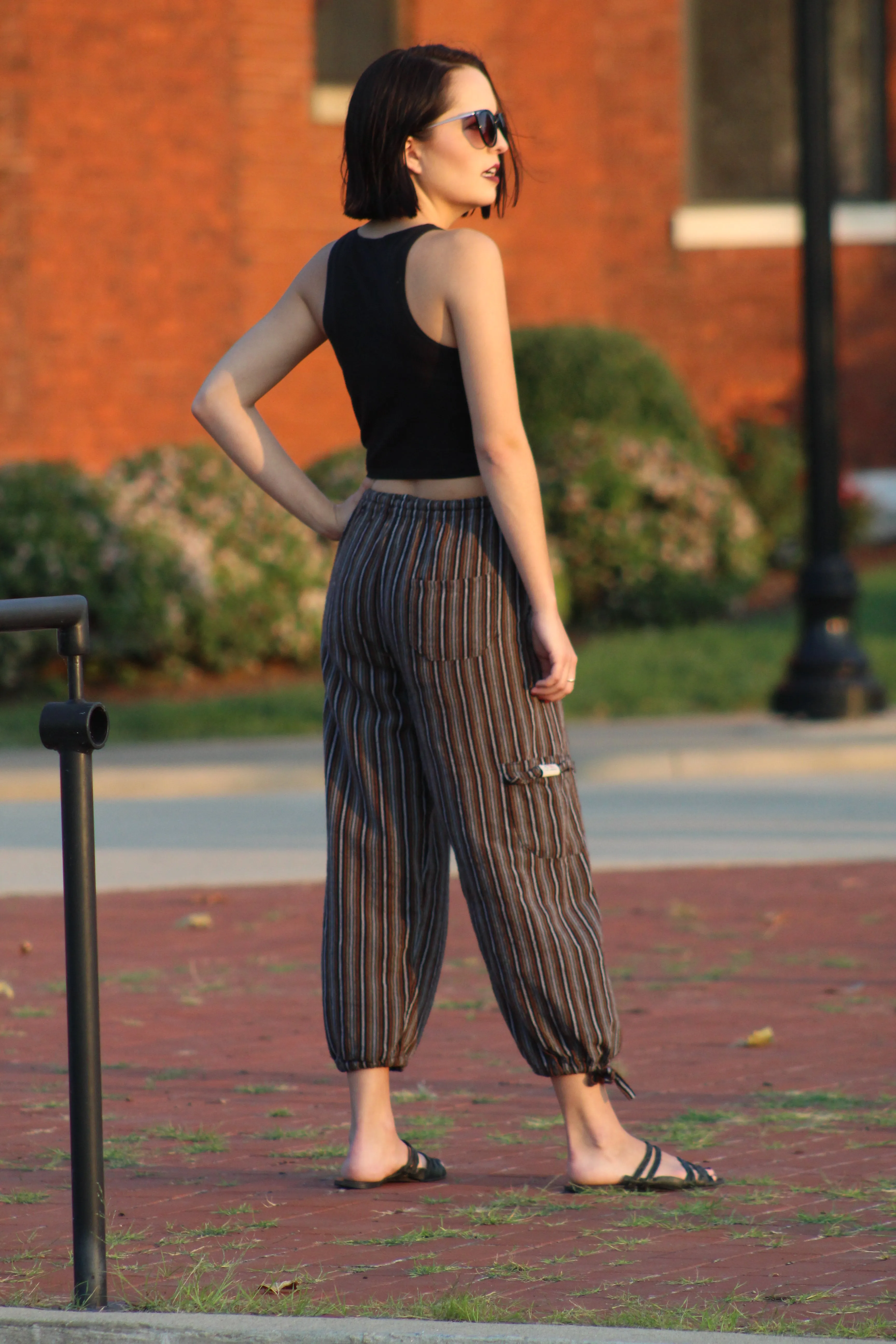 (Small) Orangey Brown Lounge Pants 0009