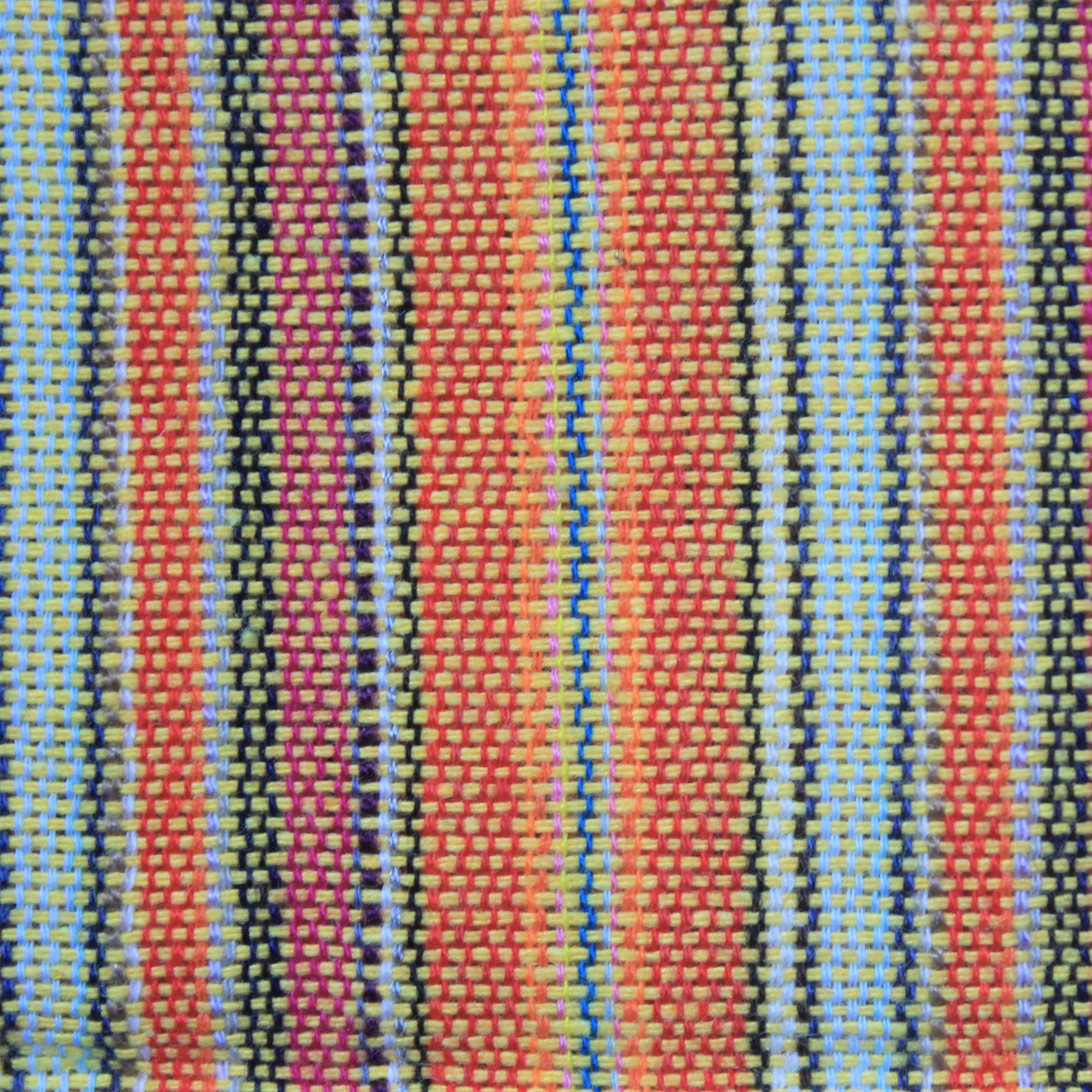 (Small) Yellow with Redish and White Stripes 0191