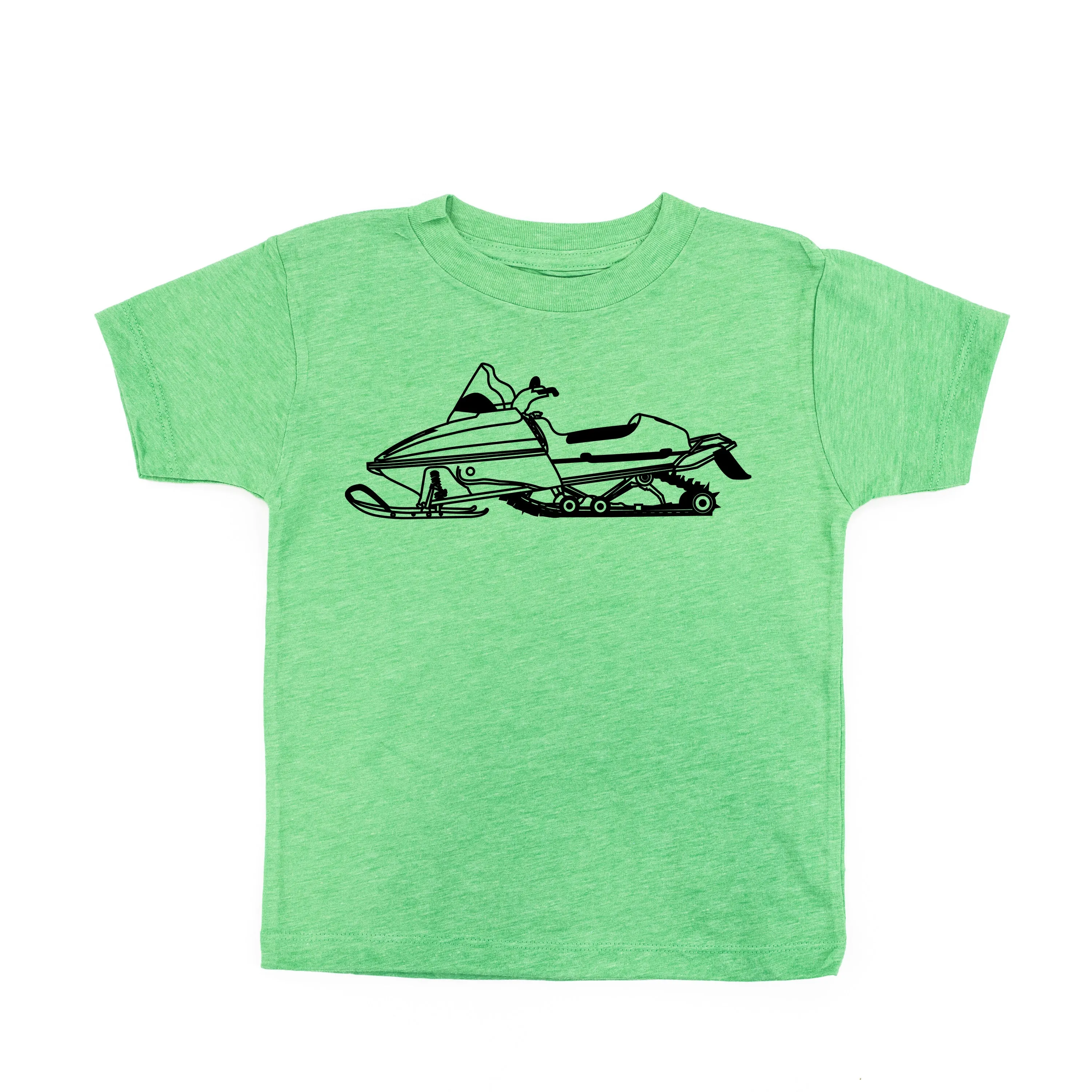 SNOWMOBILE - Minimalist Design - Short Sleeve Child Shirt
