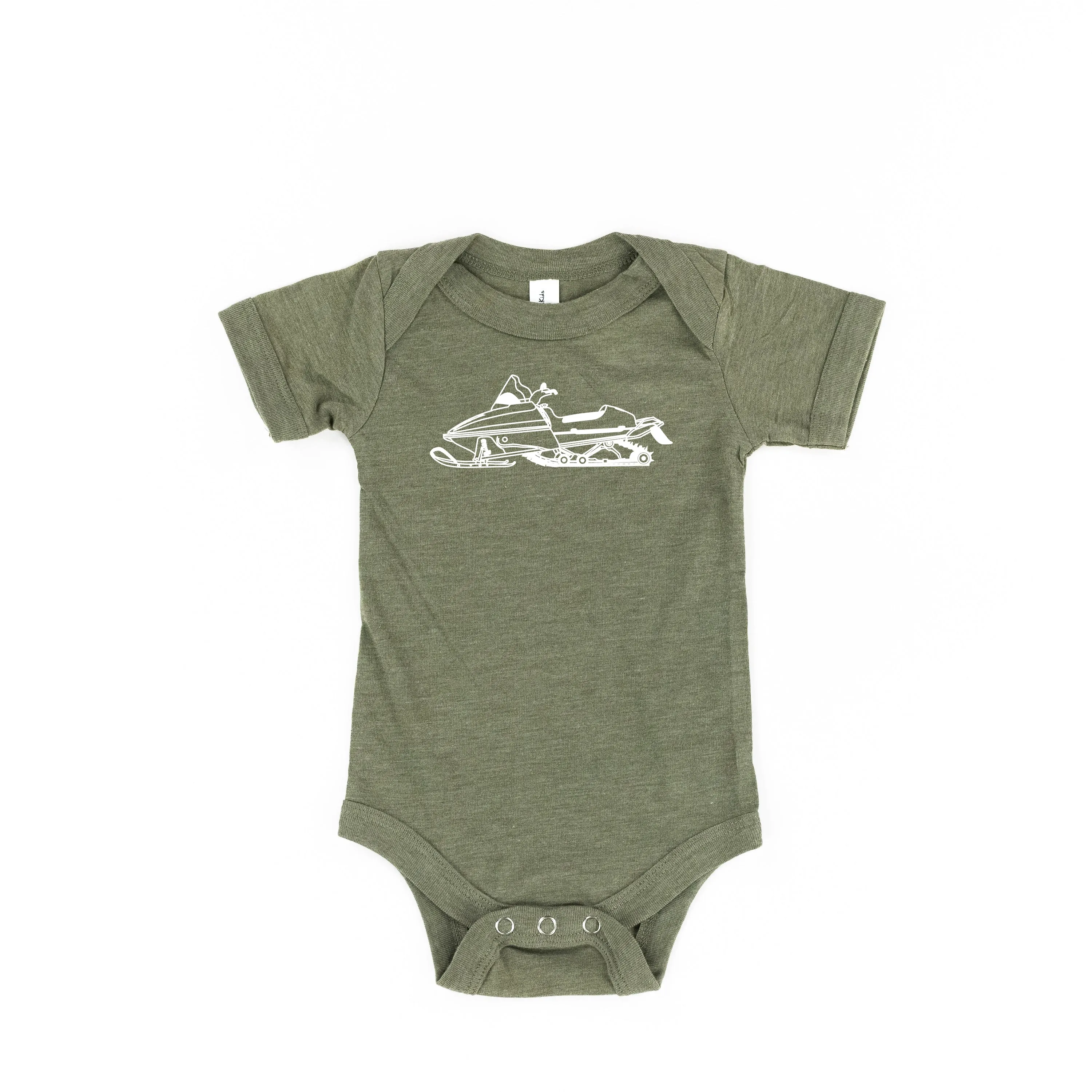 SNOWMOBILE - Minimalist Design - Short Sleeve Child Shirt