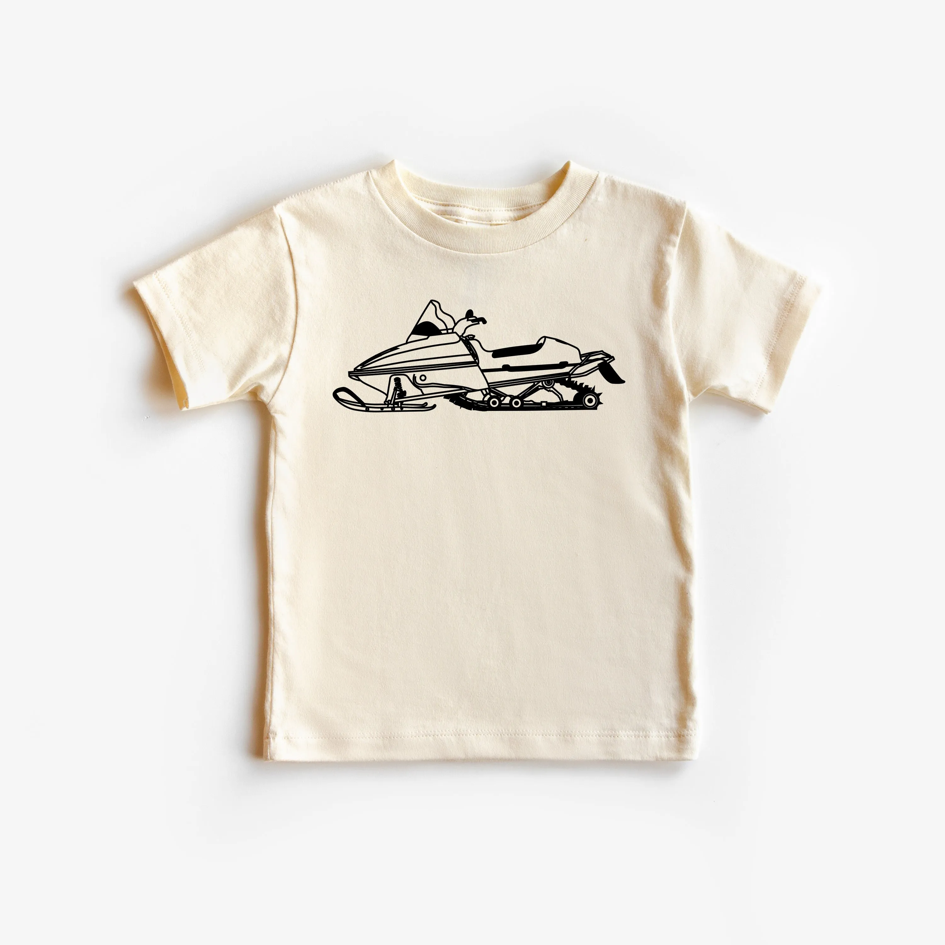 SNOWMOBILE - Minimalist Design - Short Sleeve Child Shirt