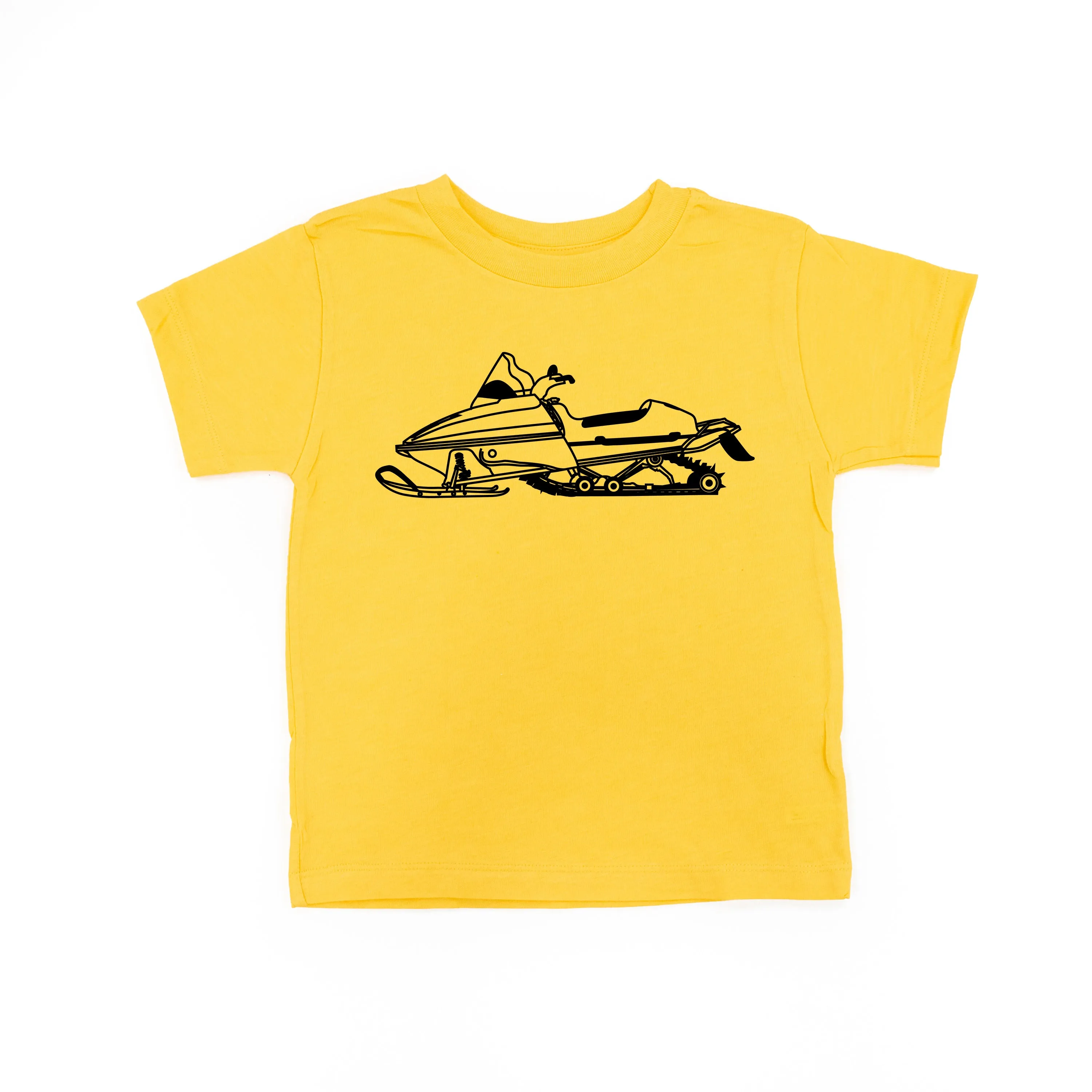 SNOWMOBILE - Minimalist Design - Short Sleeve Child Shirt
