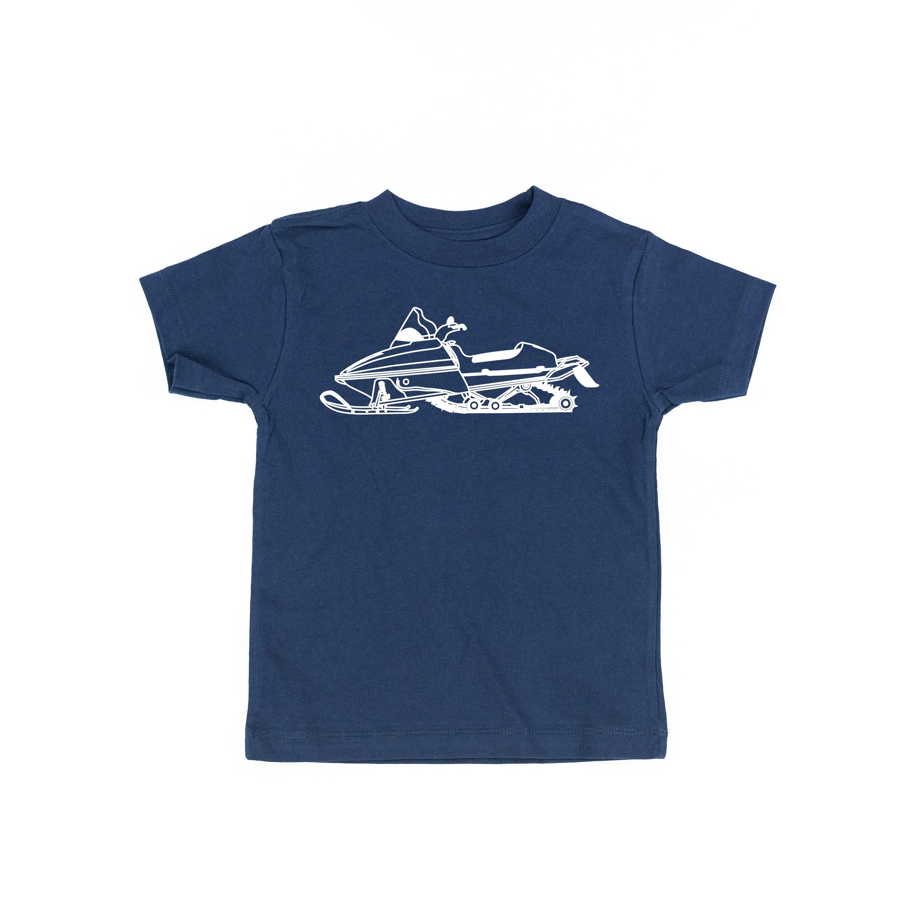 SNOWMOBILE - Minimalist Design - Short Sleeve Child Shirt